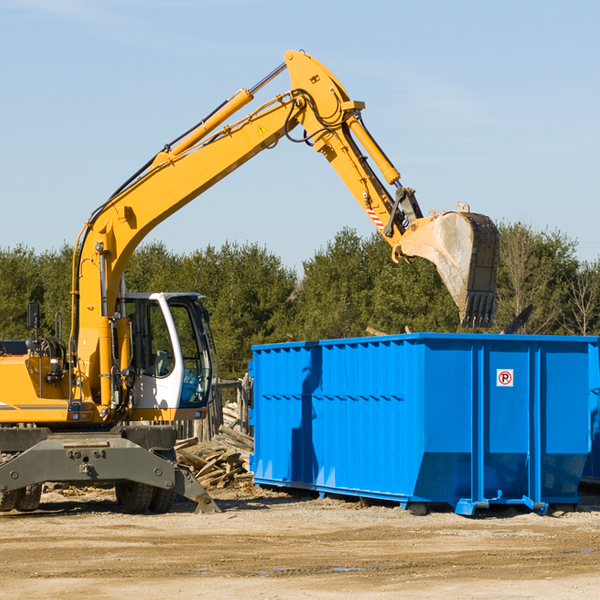 is there a minimum or maximum amount of waste i can put in a residential dumpster in Sevierville TN